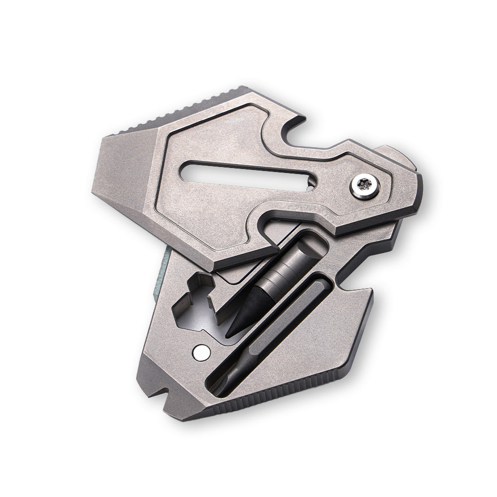 The Flounder 2.0 - 13-in-1 Titanium EDC Multitool Pendant