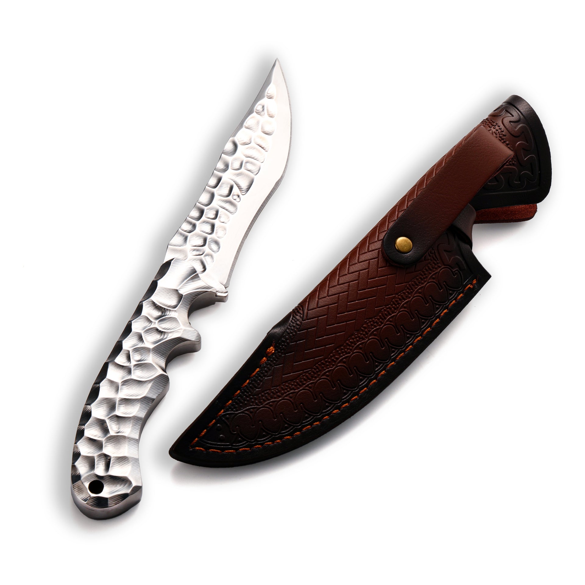 Frostfang Drakonite Edge - VG10 Steel Forged Hunting Knife