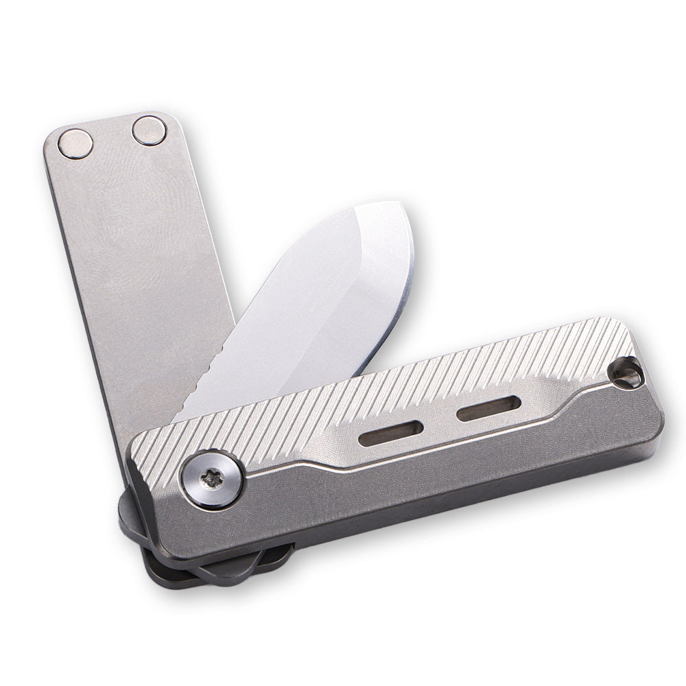 TiNova - Magnetic Titanium Mini EDC Knife & Fidget Tool