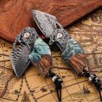 Verdal - The Pocket-Sized Handmade Damascus EDC Folding Knife