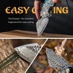 Verdal - The Pocket-Sized Handmade Damascus EDC Folding Knife - Image 8