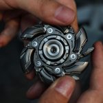 WarpFang：Stainless Steel Mecha Fidget Spinner - Image 7