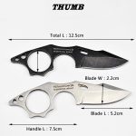 THUMB Mini Fixed Blade Neck Knife for EDC - Image 6