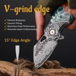 Verdal - The Pocket-Sized Handmade Damascus EDC Folding Knife - Image 9