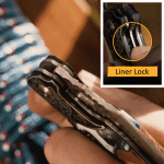 Verdal - The Pocket-Sized Handmade Damascus EDC Folding Knife - Image 10