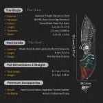 Verdal - The Pocket-Sized Handmade Damascus EDC Folding Knife - Image 13