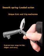 PicoBlade – Compact Stainless Steel EDC Keychain Knife with Butterfly Action - Image 12