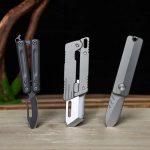 40% OFF ! EDC Pocket Knife Bundle: Butterfly+ Titanium+ Magnetic - Image 2