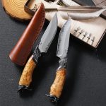 Corsair’s Legacy: Handcrafted Pirate Survival Knife | Japanese SKD-11 Steel & Rare Thuja Wood - Image 2