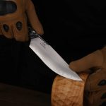 Corsair’s Legacy: Handcrafted Pirate Survival Knife | Japanese SKD-11 Steel & Rare Thuja Wood - Image 5