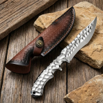Frostfang Drakonite Edge : VG10 Steel Hunting Knife - Image 5