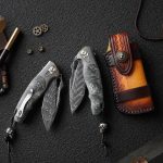 Obsidian Edge - Damascus Steel Folding Knife - Image 9
