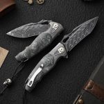 Obsidian Edge - Damascus Steel Folding Knife - Image 13
