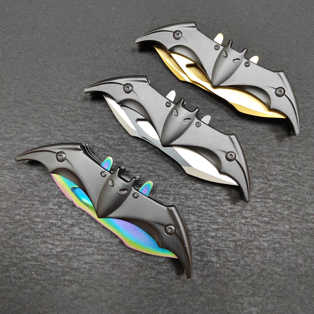 fa932ec6-c165-426e-bd6e-a13b8e1d5cce The Bat: 3cr13 Stainless Steel Double-sided Folding Knife - Image 1