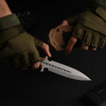 Forged Dawn EDC Fixed Blade Knife – 4Cr13 Steel Tactical Knife with Sheath - Image 5