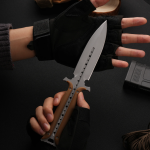 Forged Dawn EDC Fixed Blade Knife – 4Cr13 Steel Tactical Knife with Sheath - Image 6