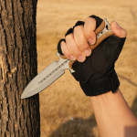 Forged Dawn EDC Fixed Blade Knife – 4Cr13 Steel Tactical Knife with Sheath - Image 9
