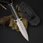 Forged Dawn EDC Fixed Blade Knife – 4Cr13 Steel Tactical Knife with Sheath - Image 12