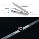 The Prule - Titanium Multifunctional EDC Foldable Ruler - Image 16