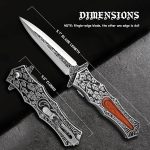 Ebonleaf Venom: Stainless Steel Pocket Knife - Image 4