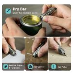 Wolf Fang 2.0- Titanium Keychain Lantern & Pen & Screwdriver - Image 5