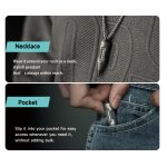 Wolf Fang 2.0- Titanium Keychain Lantern & Pen & Screwdriver - Image 11