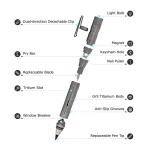 The CoreLite - 6-in-1 Modular Titanium Multitool Pen - Image 6